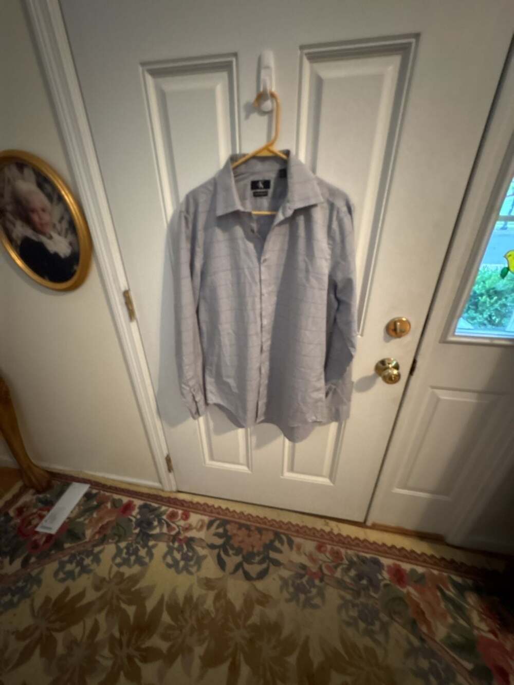 Calvin Klein Men's Slim Fit Non-Iron Plaid Dress Shirt